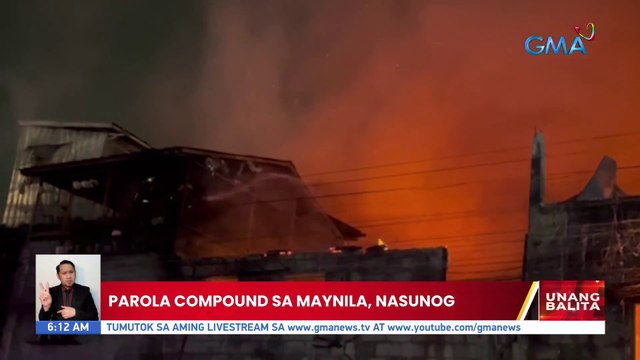 Parola Compound sa Maynila, nasunog | UB