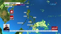 Binabantayang LPA, nagpapaulan sa ilang bahagi ng Mindanao; mababa ang tsansa maging bagyo - Weather update today as of 6:16 a.m. (March 13, 2023) | UB