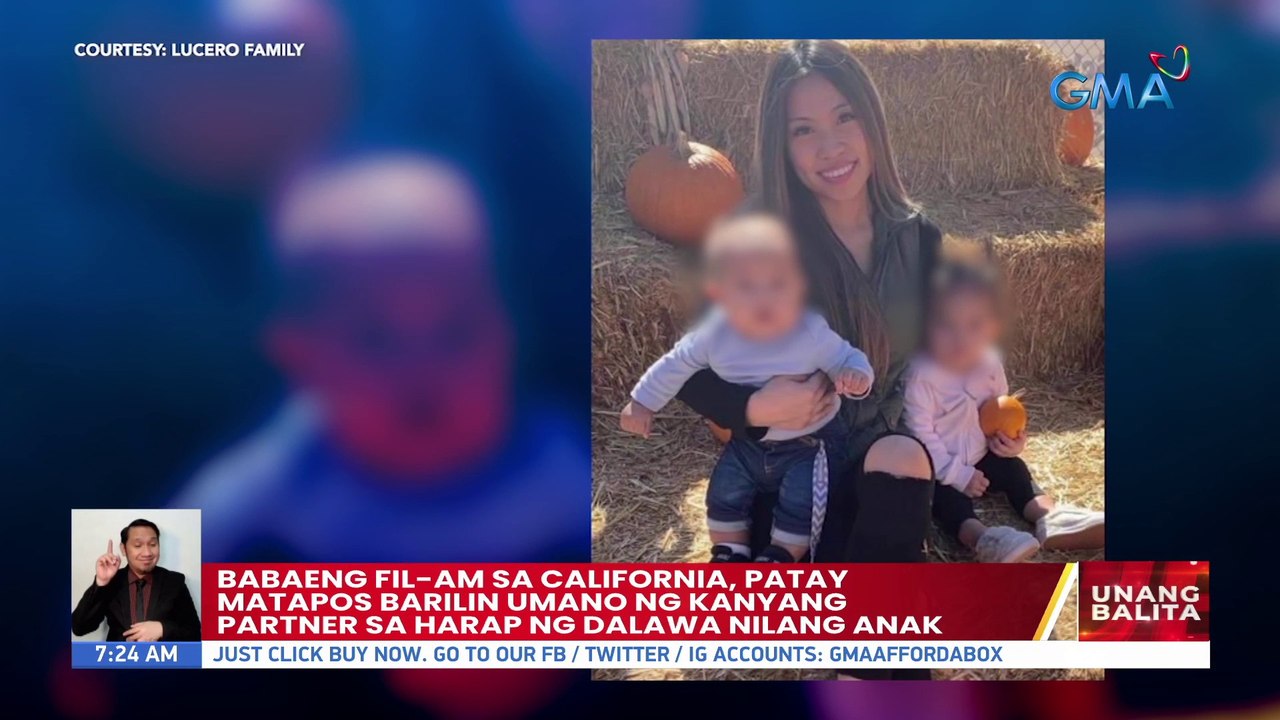 Babaeng Fil-Am sa California, patay matapos barilin umano ng kanyang partner sa harap ng dalawa nilang anak | UB