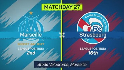 10-man Marseille pegged back by late Strasbourg goals
