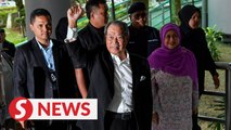 Muhyiddin arrives at Shah Alam Sessions Court to face corruption charges
