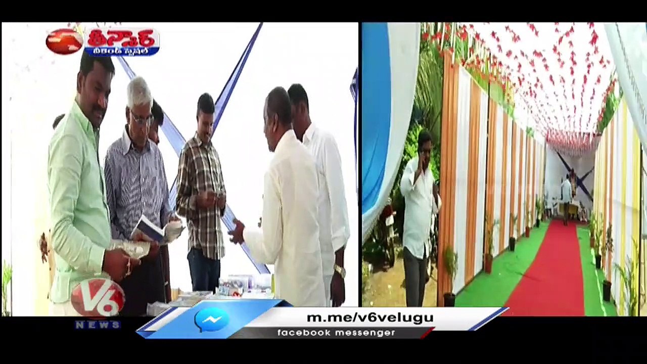 Groom Arranged Book Fair In Wedding Hall , Attracts Public _ Medak _ V6 Weekend Teenmaar