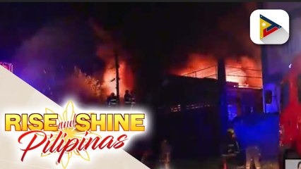 2 gusali sa compound na ginawang pabrika ng tunawan ng plastic sa Brgy. Nagkaisang Nayon, Q.C., nasunog