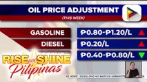Oil price adjustments, nakaamba ngayong linggo