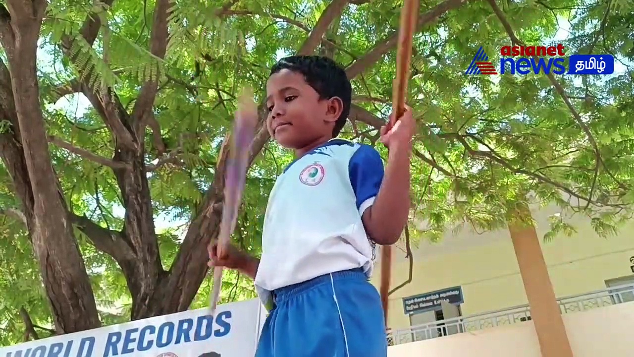 Watch : கோவையில் குதிரை மேல் நின்றவாறு இரட்டை சிலம்பம் சுற்றி 5 வயது சிறுவன் அசத்தல்!