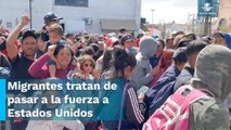 Migrantes toman puente fronterizo en Ciudad Juárez #EnPortada