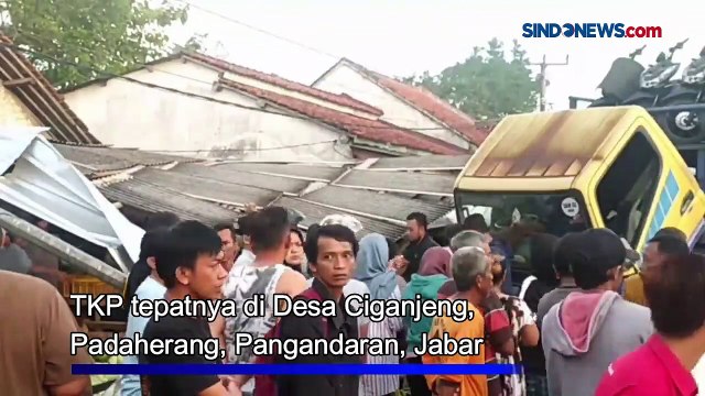 Tabrakan Maut dengan Truk, Sopir Ambulans Tewas Terjepit di Pangandaran