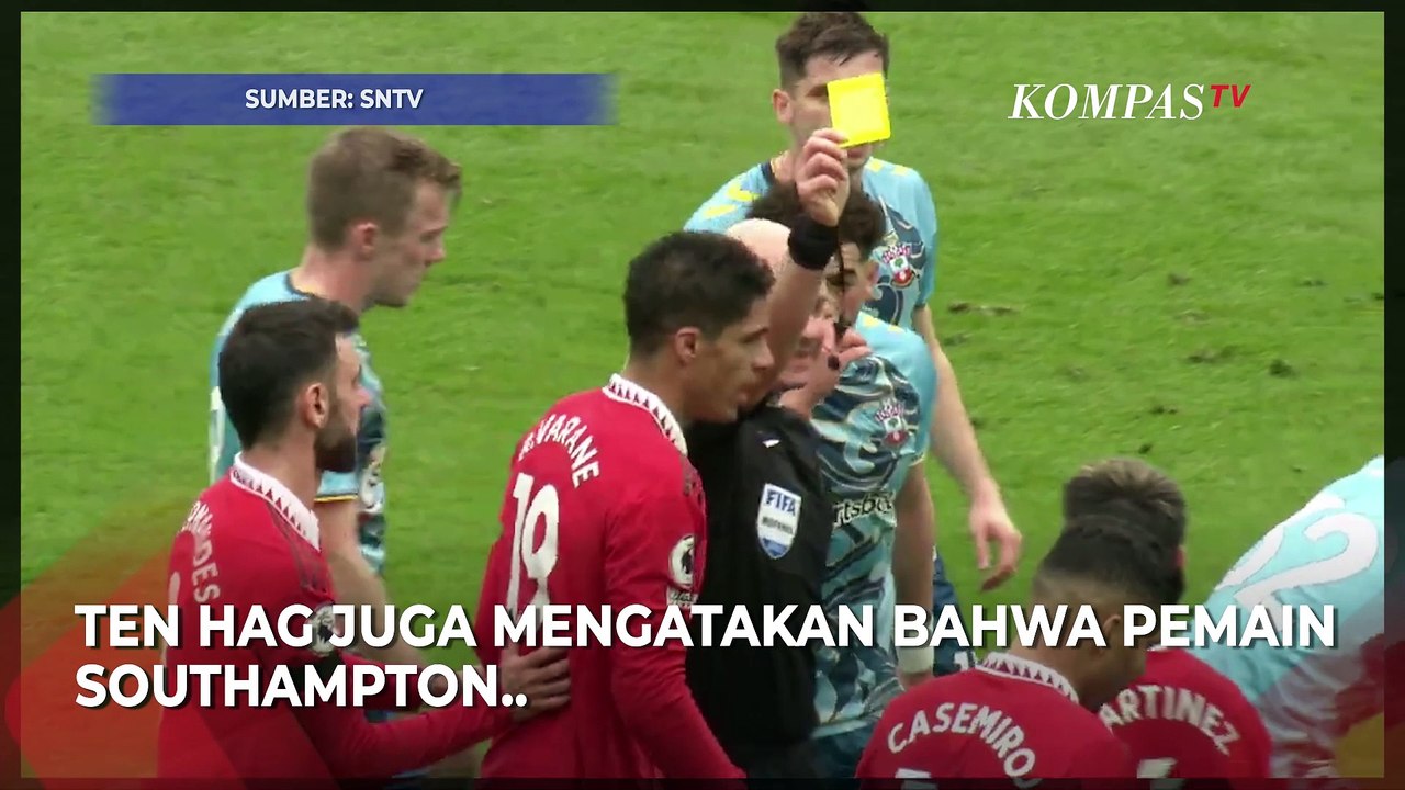 Amarah Ten Hag pada Wasit Anthony Taylor Usai MU Seri dan Casemiro Diusir