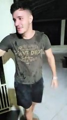 Guy Slips in Puddle While Trying to Get into Car