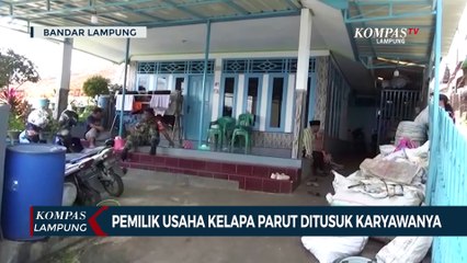 Pemilik Usaha Kelapa Parut Ditusuk Karyawannya!