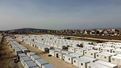 Osmaniye'de aileler konteyner kente yerleşmeye başladı