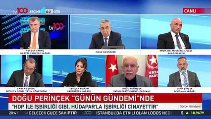 Doğu Perinçek: PKK’ya evet demekle HÜDA PAR’a evet demek arasında hiçbir fark yok