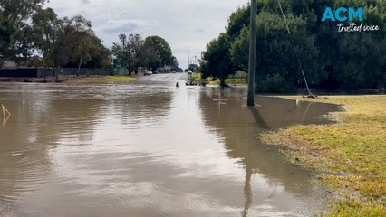 Floods hit Cootamundra in NSW's South West Slopes region