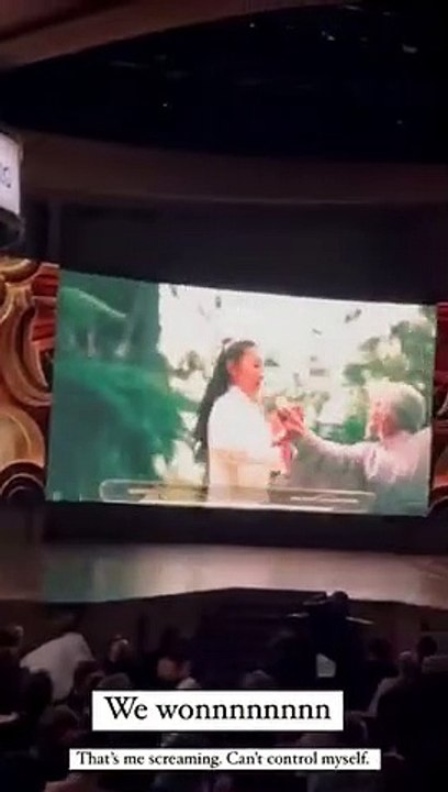 RRR  Movie winning moment Oscars for Best Song reactions Juniotntr & Rama Charan reactions  RRR winning Oscars for Best Song! You worked so hard @AlwaysRamCharan   and @tarak9999 .  Upasana is the real MVP. #NaatuNaatuForOscars #RRRmovie #RamCharan #JrNTR