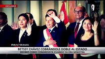 Betssy Chávez cobrándole doble al Estado, recibió como congresista y cuando era ministra