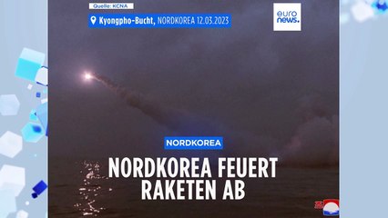 Nordkorea feuert zu Testzwecken Raketen von U-Boot ab