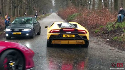 Télécharger la video: Supercars Accelerating - Novitec 812- Urus Performante- Akrapovic 992 GT3- TechArt 992 Carrera S