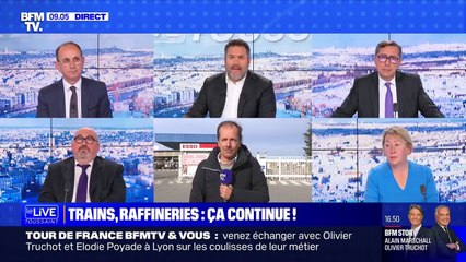 Grèves: l'entrée de la centrale nucléaire du Blayais bloquée