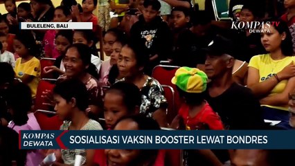 Sosialisasi Vaksin Booster Lewat Bondres