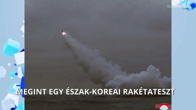 Észak-Korea tengeralattjáróról indított rakétakísérletet hajtott végre