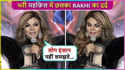 Mai Insan Nahi Hu Kya? Rakhi Sawant Breaks Down In Tears During 'Jhootha' Song Launch 