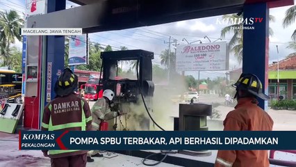 Pompa Pertamax di SPBU Baledono Magelang Terbakar, Begini Kronologinya