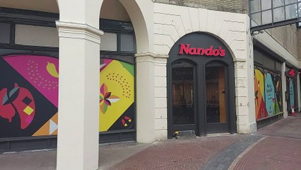 Signs are up at new Nando's in Worthing
