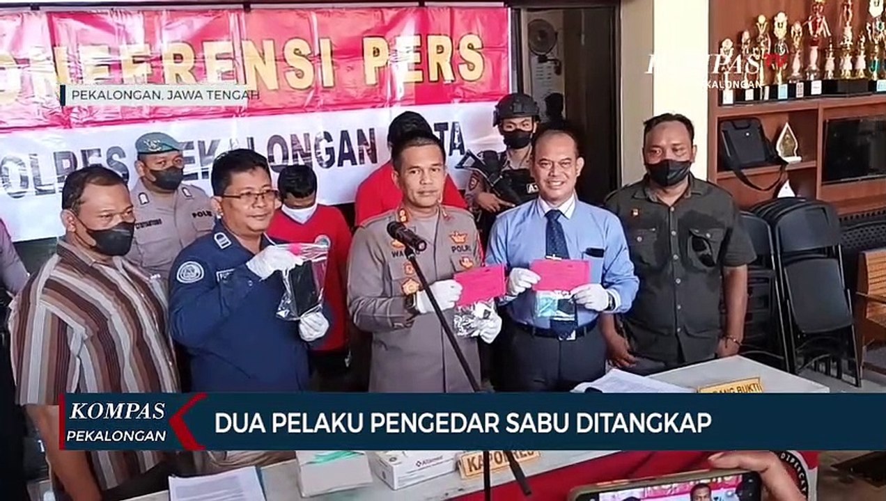Pengedar Narkoba Tertangkap di Pekalongan! RA dan NH Dibekuk dengan Barang Bukti 3 Paket Sabu