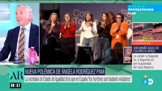 Inda sobre 'Pam': Una señora que llama violadores a todos los hombres es una malvada o una perturbada