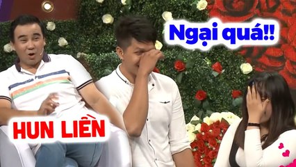 Chàng trai CỰC HÀI nói cà lâm vì gặp được GÁI MŨM MĨM phải cầu cứu hỏi MC Quyền Linh chỉ cách hôn