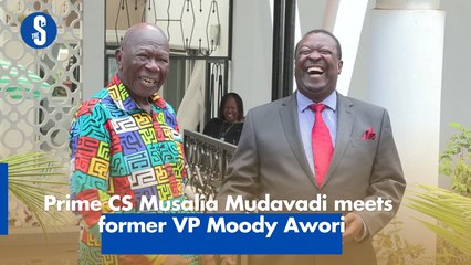 Prime CS Musalia Mudavadi meets former VP Moody Awori