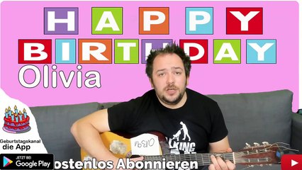 Happy Birthday, Olivia! Geburtstagsgrüße an Olivia
