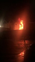 Bungalow fire in Cameron Crescent, Northampton