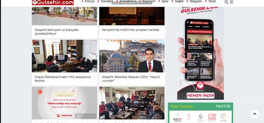 Kapadokya Haber Sitesi - Gülşehir