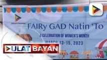 Ilang booth, itinayo sa PTV compound sa Quezon City bilang pakikiisa sa Women's Month