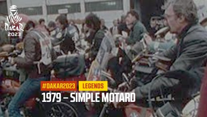 Dakar Legends - Simple motard - #Dakar2023