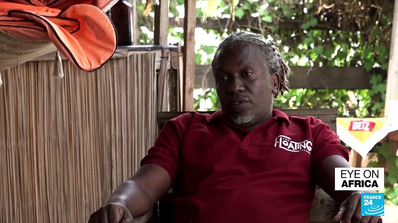 Uganda's unique island: Lake Victoria local turns plastic bottles into green haven