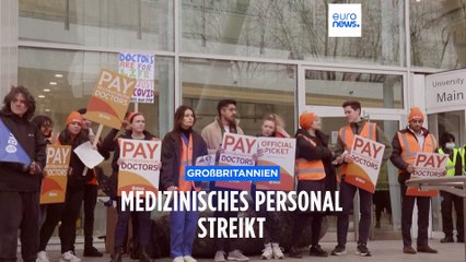 35 Prozent mehr Lohn: Medizinisches Personal in Großbritannien streikt