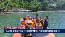 Kehabisan Bahan Bakar, Kapal Berbendera Malaysia Terdampar di Perairan Makalehi