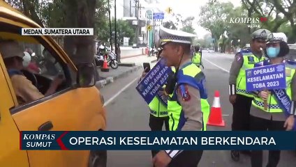 Personel Satlantas Polrestabes Medan Gunakan Bahasa Daerah Saat Tegur Pengendara