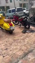 Incendio de motos en Las Palmas de Gran Canaria