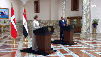 السيسي لـ رئيسة وزاء الدنمارك": أقدر جدا المباحثات التي تمت وحجم التفاهم الذي لمسته خلال حديثنا