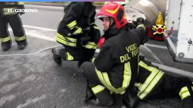 Zelo Buon Persico, l'incidente del camion con perdita di gas