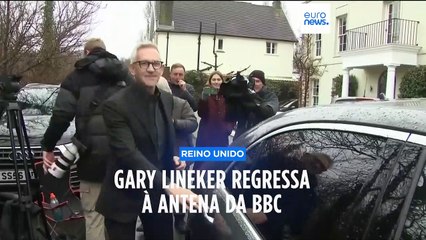 Gary Lineker regressa à BBC após dois dias de programação desportiva cancelada