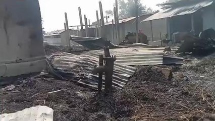 अररिया: भीष्न अग्निकांड में लगभग 20 घर जलकर राख, देखें वीडियो