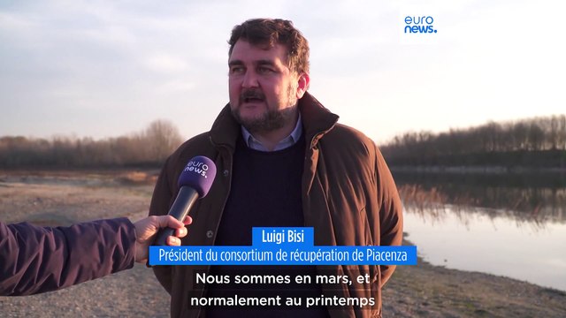 Italie : l'assèchement du fleuve Pô menace l'agriculture et la production d'électricité