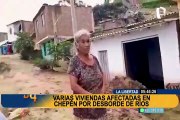 Pacasmayo y Chepén entran en emergencia: varias viviendas afectadas por desborde de ríos