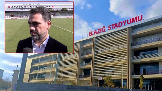 Elazığ’da 49 yıllık stadyumda Atatürk ismi silindi