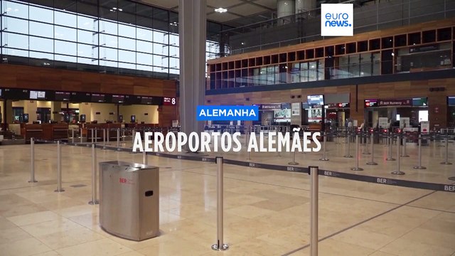 Greve nos aeroportos alemães cancela centenas de voos