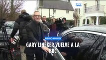La BBC da marcha atrás y reincorpora a su presentador estrella Gary Lineker tras aluvión de críticas